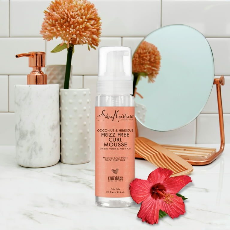SHEA MOISTURE Coconut & Hibiscus Frizz-Free Curl Mousse (7.5oz) SHEA MOISTURE Coconut & Hibiscus Frizz-Free Curl Mousse (7.5oz)