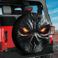thumbnail image 2 of Lotusprinthandmade Skull Horror Halloween Spare Tire Cover Without Backup Camera Hole 6 Sizes (34 in.), 2 of 7