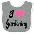 thumbnail image 3 of Inktastic Gardener I Love Gardening Girls Baby Bib, 3 of 4