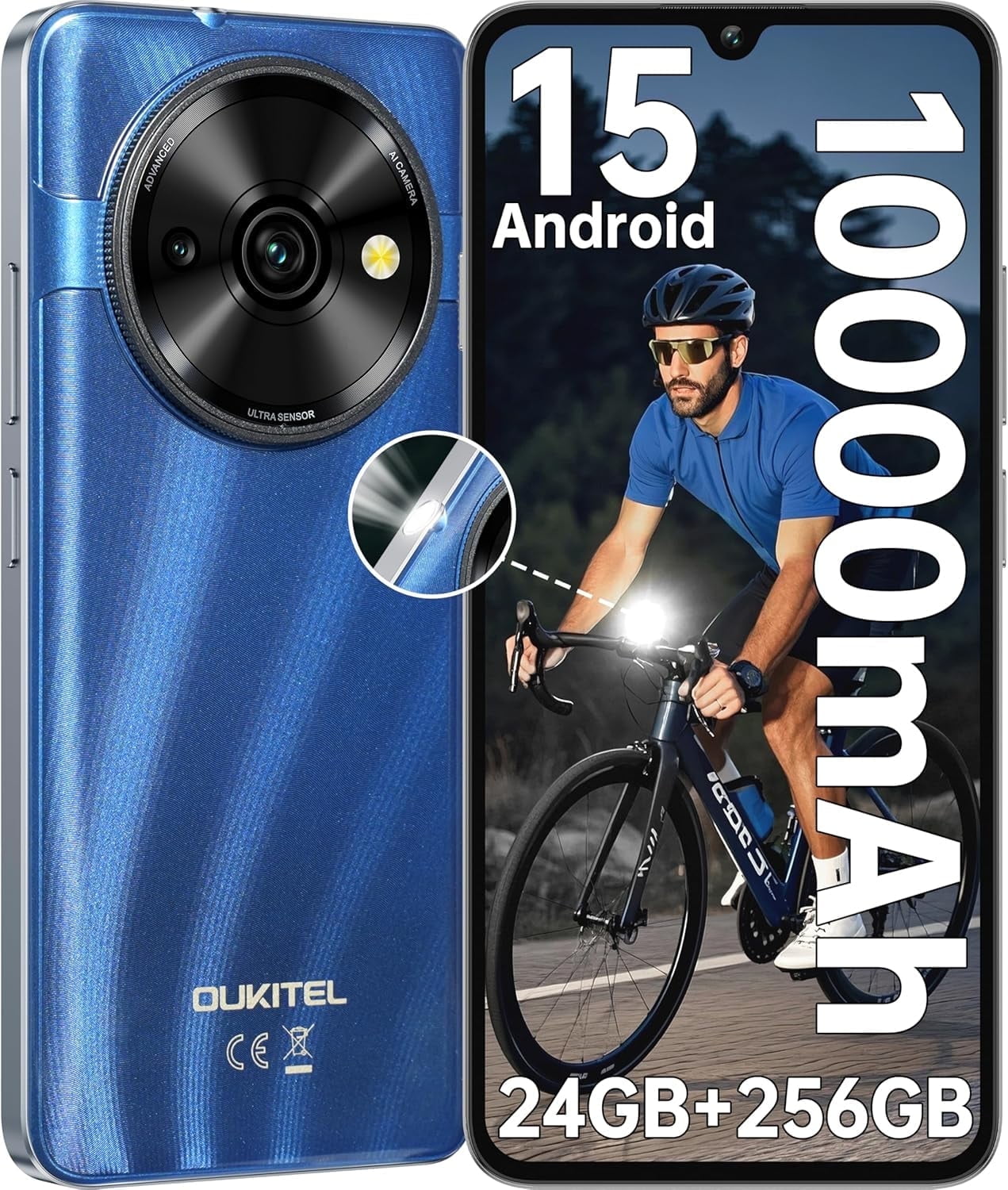 OUKITEL C61 Pro Smartphone, 6.88