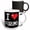 Multicolor, variant on 3drose, Geeky Old School Pixelated Pixels 8-bit I Heart I Love Forums, 11oz Two-tone Red Mug