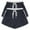 Gray, variant on 2PCS Flexible Training Shorts Solid Color Shorts For Casual Loose Comfy Elastic Waist Yoga Athletic Short Pants Trendy Beach Shorts With Pockets on Clearance,Blue S