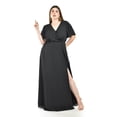 thumbnail image 1 of Vestido largo con abertura Roman Fashion / Tallas Extras, 2010 (Negro) negro 38, 1 of 6