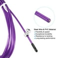 thumbnail image 4 of Uxcell 10Ft Speed Jump Rope Replacement Cable 2.5mm Professional Skipping Rope Steel Wire Replace Purple 3 Pcs, 4 of 6