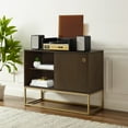 thumbnail image 3 of Crosley Furniture Byron Vinyl Record Storage Media Console, 3 of 15