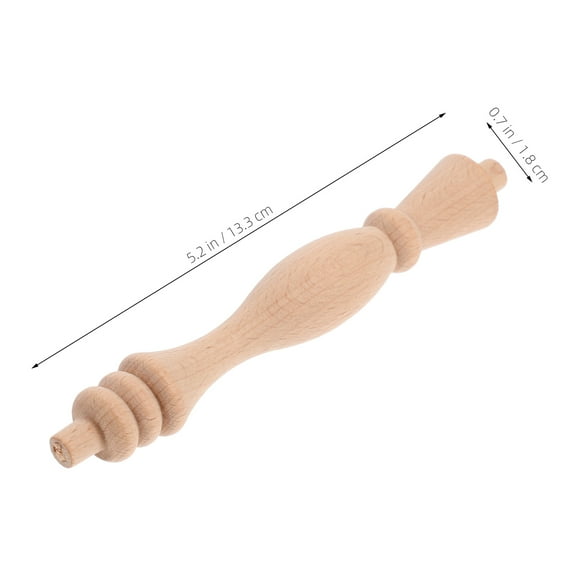WEUVEB Beige Wood Porch for Cabinets, European Style, Easy to Install, 6.48 x 1.18 Inch, Elegant Design