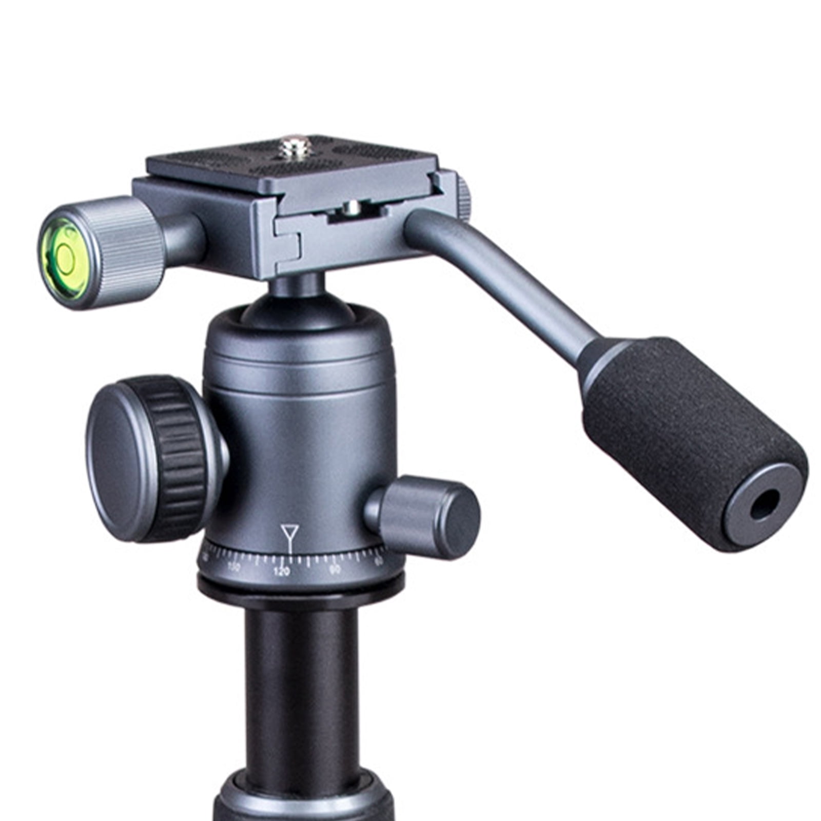 20Inch Travel Small Tripod with 360 Degree Rotation Head Aluminum Frame 5 Sections Adjustable for Photographers