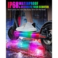 thumbnail image 4 of Keiurot Scooter LED Strip Light, Led Lights for Scooter Night Riding Skateboard Scooter Lights APP Control Flowing Color Waterproof Electric Scooter Accessories 2 in 1, 4 of 8