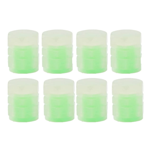 ZheElen Bouchon de Valve de Pneu Automobile Portable Lumineux Universel Étanche Moto Accessoires Décoratifs 8 Pcs 1Ensemble