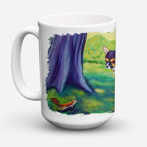 Carolines Treasures 7293CM15 Corgi Coffee Mug 15 oz 15 ounce multicolor