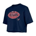 thumbnail image 4 of Girl's New Era Navy Houston Texans Flip Sequin Boxy T-Shirt, 4 of 4