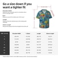 thumbnail image 5 of KLL Animals In Camping Print Men's Shirt Short Sleeve Button Down Summer Cuba Beach Shirts- Small, 5 of 5