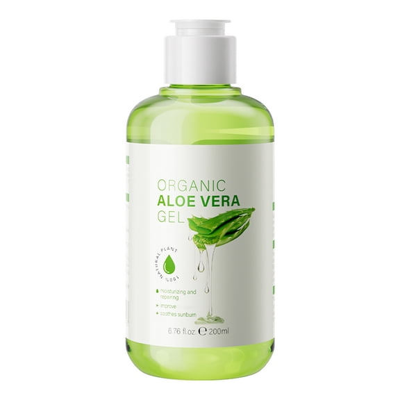 Aloe Veras Gel - Moisturiser For Face Body And Hair - Cosmetics Against Dry Sunburn And Irritation - After-Sun Gel