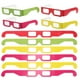 thumbnail image 4 of 20 piezas Gafas de difracción de corazones de arcoíris Formas de corazón Gafas 3D Luz de efecto especial para exhibiciones de fiestas de música al aire libre Luces de clubes navideños, 4 of 6