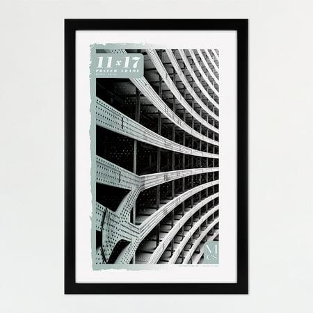 MCS Foundation 16x24 Poster Frame Traditional Brass, Vertical & Horizontal Wall Hanging Large Picture Frame for Photos, Posters & Art Prints (1-Pack)