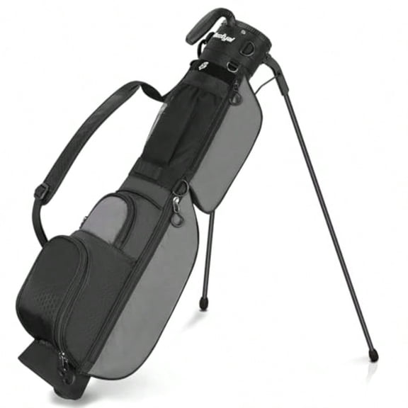 Small Golf Bag Lightweight Golf Stand Bag Portable Par 3 Golf Bag Pitch And Putt Golf Club Carry Bag For The Driving Range Executive Courses With Shoulder Strap For Men Women