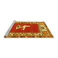 thumbnail image 2 of Ahgly Company Machine Washable Indoor Rectangle Persian Yellow Traditional Area Rugs, 4' x 6', 2 of 4