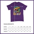 thumbnail image 5 of Tee Hunt Dean Russo Cute Lazy Sloth T-Shirt Funny Wild Life Colorful Men's Tee, Purple, 3X-Large, 5 of 5