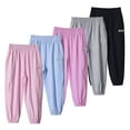 thumbnail image 2 of YTDSCS 2-12T Toddler Kids Baby Girls Pants Sweatpants Cotton Linen Elastic Long Pants Bloomers Mosquito Pants Casual Joggers, 2 of 9