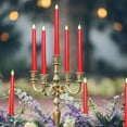 thumbnail image 2 of 6Pcs LED Flameless Flickering Warm Light Taper Candles with 2 Remote Control for Christmas Thanksgiving Halloween Home Wedding Decoration, 2 of 8