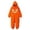 #03-Orange, variant on Kids Pumpkin Lantern Hooded Onesie Plush Halloween Pumpkin Romper with Hood One Piece Jumpsuit