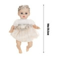 thumbnail image 3 of 14 Inch Realistic Baby Doll, Soft Elastomer Doll For Kids 3+, Lifelike Features, Pretend Play Toy, Perfect Gift For Children, Includes Outfit Accessories, 3 of 6