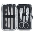 thumbnail image 3 of U Style Silver Glitter 7-Piece Manicure Tool Set with Case, 3 of 4
