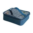 thumbnail image 5 of Dualoai Nail Polish Carrying Case Holds 30 Bottles Visible Lid Nail Polish Organizer Navy, 5 of 9