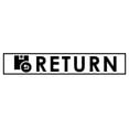 thumbnail image 1 of Printtoo Return Self Inking Rubber Stamp Pre-Inked Office Stamp- Home Office Business Stationery, Black- 42 x 9 mm, 1 of 7