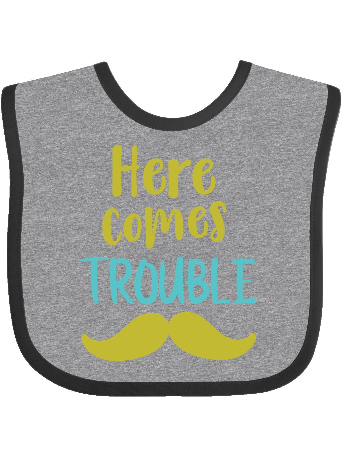 Here Comes Trouble Mustache Blue Green Baby Bib Walmart Com Walmart Com Here Comes Trouble Mustache Blue Green Baby Bib Walmart Com Walmart Com