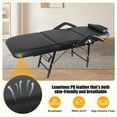 thumbnail image 4 of Portable Tattoo Chair, Adjustable Massage Facial Table Bed with Storage Bag, 73 Inch Mobile Spa Chair for Salon Beauty Spa, Folding Spa Bed Table with Adjustable Split Legs, Black, 4 of 7