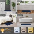 thumbnail image 4 of LuxUrux Bath Mat-Extra-Soft Plush Bath Shower Bathroom Rug,1'' Chenille Microfiber Material, Super Absorbent Shaggy Bath Rug. Machine Wash & Dry, 4 of 8
