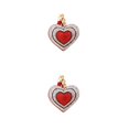 thumbnail image 4 of QualitChoice Porte-Clés Pompon Porte-Clés en Daim Jour de la Saint-Valentin Multicolore Porte-Clés Polyvalent Sac de Fabrication Décor Coeur Porte-Clés Rouge 2Set, 4 of 6