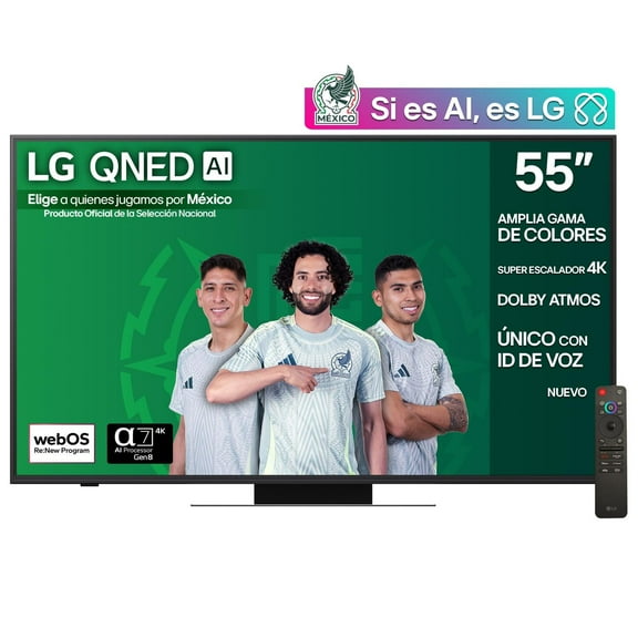 Pantalla 55 Pulgadas LG QNED AI QNED83 4K Smart TV webOS 2025 55QNED83ASG |Sistema Operativo webOS |