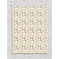 thumbnail image 1 of Charcoal Tapestry, Repeating Pattern of Cutlery Items Cuisine Style Kitchenware Pattern, Wall Hanging for Bedroom Living Room Dorm Decor, 40W X 60L Inches, Charcoal Grey Champagne, by Ambesonne, 1 of 2