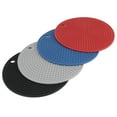 thumbnail image 1 of FAGINEY Silicone Cup Pad, Coaster, 4 Colors Heat Insulated Pad, For Dining Table Home Kitchen, 1 of 8