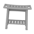 thumbnail image 2 of Esquirla Bathroom Seat SPA Bath Chair Inside Shower Kitchen Garage Shower Bench Stool Gray, 2 of 8