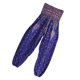 thumbnail image 1 of Pantalones largos tipo harén para mujer, pantalones boho hippies, pantalones Aladdin, pantalones bombachos, casuales. Violeta azulada, 1 of 9