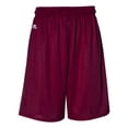 thumbnail image 2 of Men's Russell 659AFMK Dri-Power Nylon Tricot Mesh Short (Maroon 2XL), 2 of 3