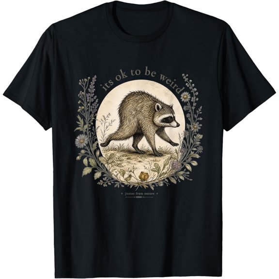 Jimothy From Seattle It'S Ok To Be Raccoon Cottagecore T-Shirt Unisex S-5XL Hot Trending Shirt Birthday Gift