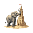 thumbnail image 4 of cartoon Elephant Stickers, Waterproof Elephant Sticker for Water Bottle Laptop Phone Cases Planner Skateboard Luggage Helmet Party Favor Decor, Ideal for Adults Teens Teacher Rewards, 4 of 9