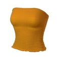 thumbnail image 3 of MixMatchy Women's Sexy Strapless Smocked Summer Tube Top, 3 of 4