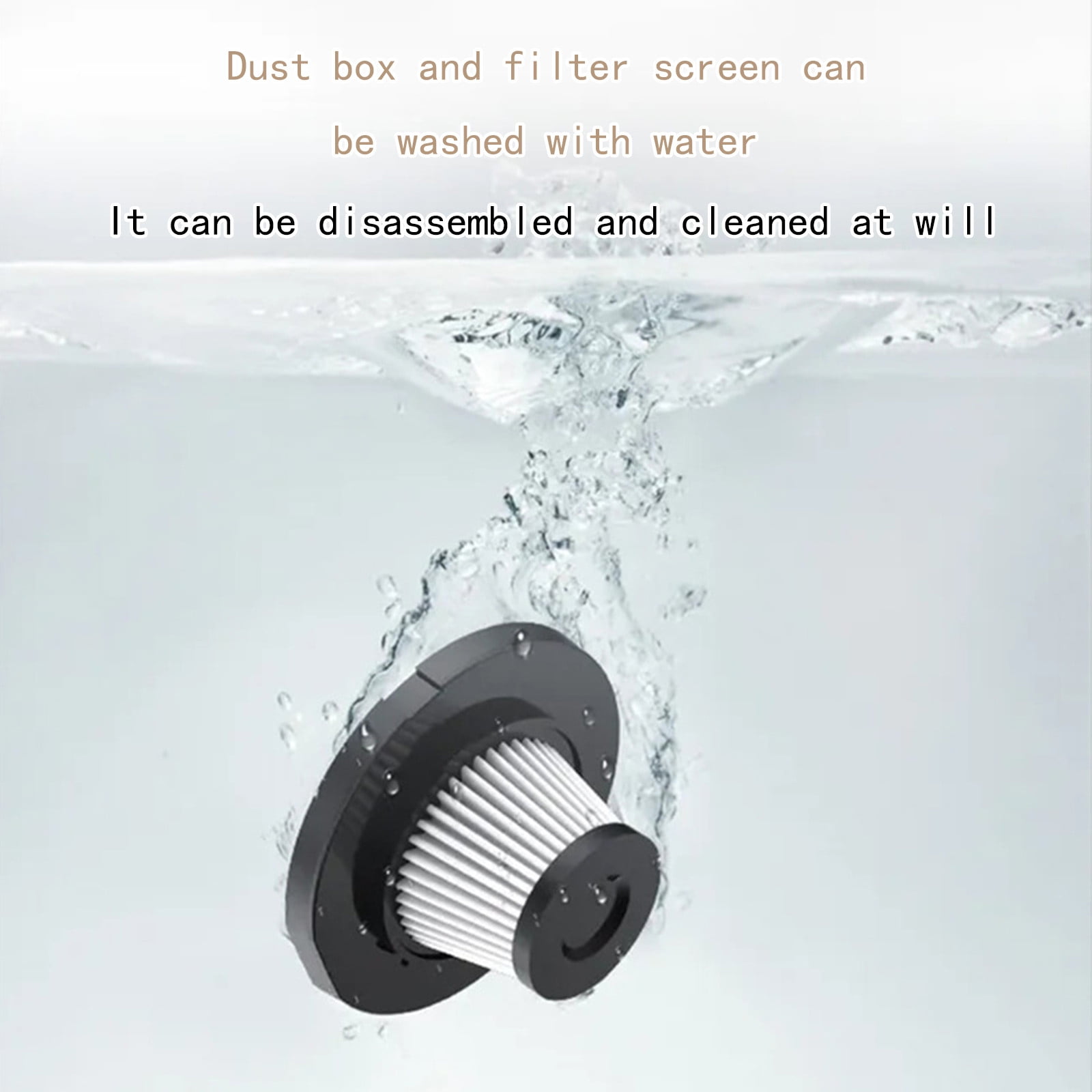 Handheld Chargeable Wireless Wet and Dry Vacuum Cleaner,6500Pa Suction and Multi-Surface Cleaning for Car Interiors and Home Floors,Detachable Filter and Easy to Use for Busy Households-Free Size