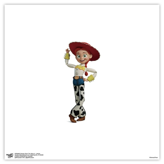 Gallery Pops Disney Pixar Toy Story 4 - Jessie Wall Art, Unframed Version, 12" x 12"