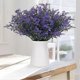 thumbnail image 3 of 10 piezas de flores artificiales de lavanda morada falsas, regalo de cirugía, plantas de lavanda, 3 of 3