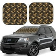 thumbnail image 1 of Balery Squirrel Gathering Nuts Parasol para parabrisas de coche de 2 piezas | Parasol plegable para parabrisas delantero de coche para la mayoría de sedanes-Small, 1 of 6