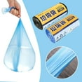 thumbnail image 3 of 3 Gallon Clear Small Trash Bags 2 Rolls 60 Counts Disposable Unscented Wastebasket Liners Portable Garbage Bags for Kitchen Office Bathroom Daily Waste Bin Use, 3 of 4