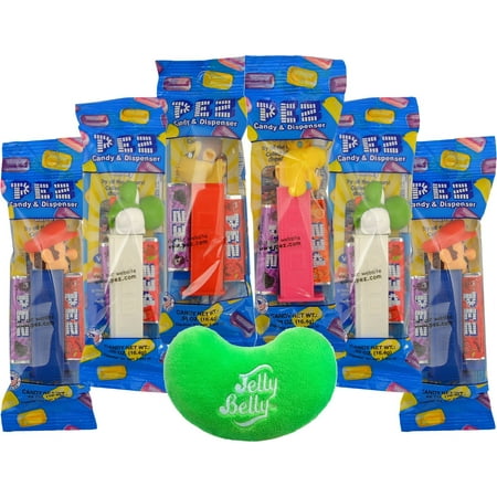- Pez Nintendo Super Mario Pez Dispensers 6 Pack Variety with Jelly Bean Emoji Mini Plush Toy