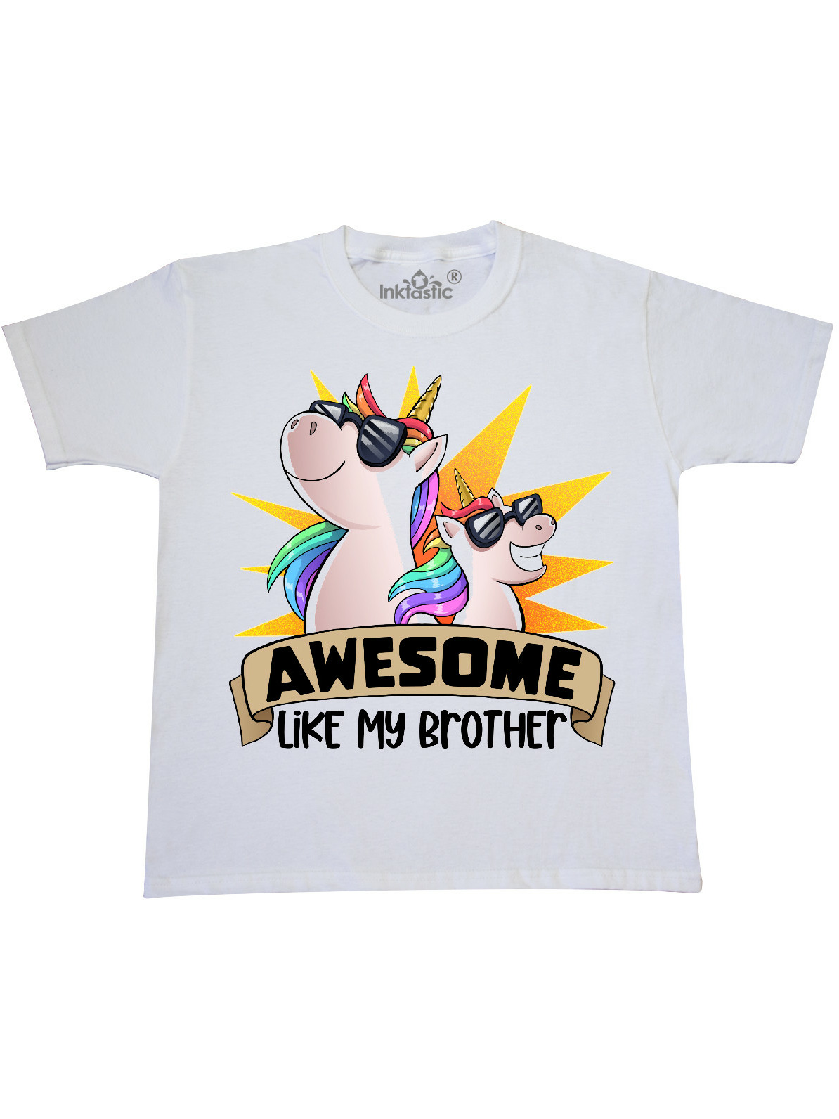 Brother Cute Unicorn Family 