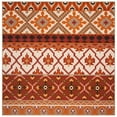 thumbnail image 4 of SAFAVIEH Veranda Dogon Geometric Indoor/Outdoor Runner Rug, Red/Beige, 2'3" x 6', 4 of 7